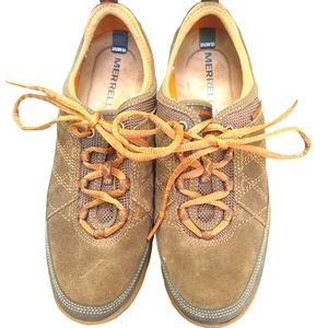 Women's Like New Merrell Mocha Shoes (please read Small Flaw)